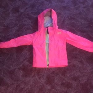 Size 5 North Face rain jacket